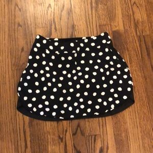 Outdoor voices the exercise skort, dot print, size S